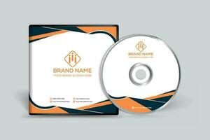Orange elegant korporativ CD Startseite Design vektor