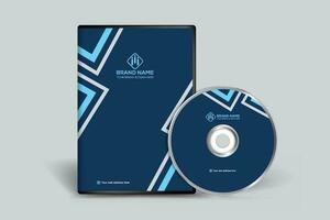 Blau Farbe DVD Startseite Design vektor