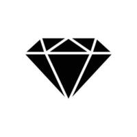 diamant ikon vektor design mall i vit bakgrund