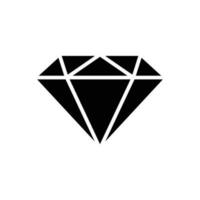 Diamant Symbol Vektor Design Vorlage im Weiß Hintergrund