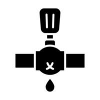 Öl Leck Vektor Glyphe Symbol zum persönlich und kommerziell verwenden.