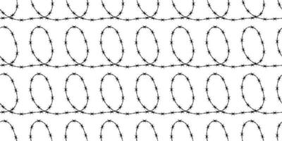 hulling tråd staket sömlös mönster vektor