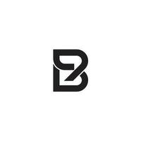 b9 oder 9b Logo oder Symbol Design vektor