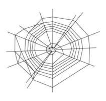 Spindel webb halloween klämma konst vektor illustration