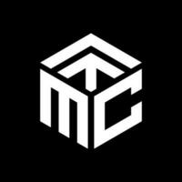 cm oder mc Brief Logo Design Inspiration vektor