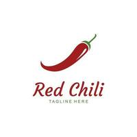 würzig rot Chili Logo Symbol vektor