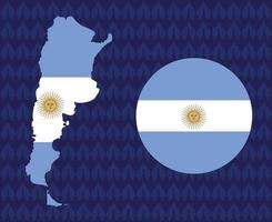 amerika latinska lag 2020. amerika latinska fotbollsfinal. argentina karta vektor