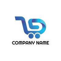 E-Commerce-Logo-Vorlage vektor