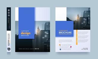 Poster Flyer Broschüre Broschüre Cover Design Layout Raum für Fotohintergrund vektor