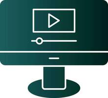 Video Streaming Vektor Symbol Design