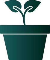 Pflanzen Vektor Symbol Design