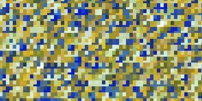Hellblau-gelbe Vektorvorlage in Rechtecken abstrakte Steigungsillustration mit bunten Rechtecken bestes Design für Ihr Werbeplakatbanner vektor