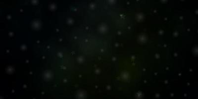 mörkgrön vektormall med neonstjärnor färgglad illustration i abstrakt stil med gradientstjärnmönster för nyårsannonsbroschyrer vektor