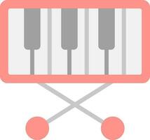 piano tangentbord vektor ikon design