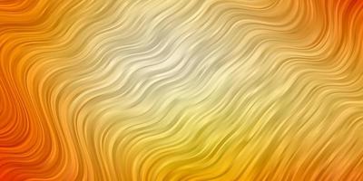 ljus orange vektor bakgrund med böjda linjer ljusa prov med färgglada böjda linjer former mönster för webbplatser målsidor