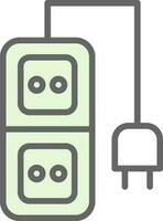 elektrisch Stecker Vektor Symbol Design