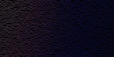 Dunkelrosa blaue Vektorschablone mit geschwungenen Linien abstrakte Illustration mit Steigungsbogenschablone für Ihr ui-Design vektor