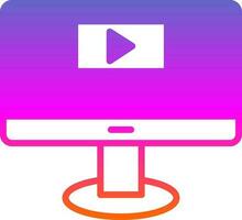 Video Streaming Vektor Symbol Design