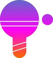 Tabelle Tennis Vektor Symbol Design