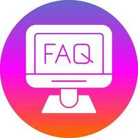 FAQ Vektor Symbol Design
