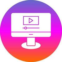 Video Streaming Vektor Symbol Design