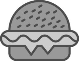 hamburguer vektor ikon design