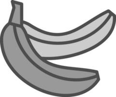 Bananen-Vektor-Icon-Design vektor