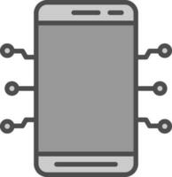 Handy, Mobiltelefon Technologie Vektor Symbol Design