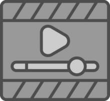 Video Spieler Vektor Symbol Design