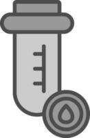 Pcr-Testvektor-Icon-Design vektor