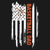 Amerika Flagge Basketball Hemd zum Herren vektor