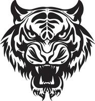 brüllen Tiger Vektor Silhouette Illustration