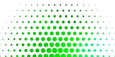 hellgrüne Vektorschablone mit abstrakten bunten Scheiben der Kreise auf einfachem Steigungshintergrundmuster für Websites vektor