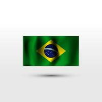 Brasilien oberoende dag hälsning design vektor