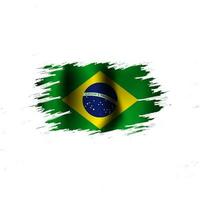Brasilien Unabhängigkeit Tag Gruß Design vektor