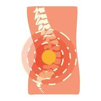 Arthritis Rückenschmerzen vektor