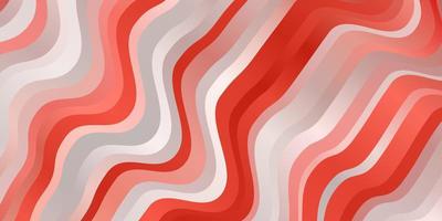 ljusröd vektorbakgrund med böjda linjer illustration i abstrakt stil med lutande böjda mönster för webbplatser målsidor vektor