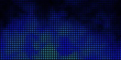 mörkblå vektorbakgrund med bubblor abstrakt illustration med färgglada fläckar i natur stil design för affischer banners vektor