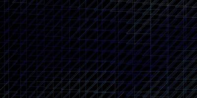 dunkelblaue Vektortextur mit Linien geometrische abstrakte Darstellung mit verschwommenen Linien Muster für Broschüren Broschüren vektor