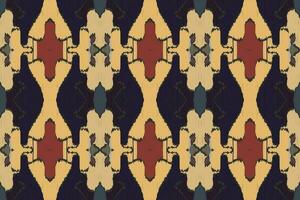 Ikat Damast Stickerei Hintergrund. Ikat Damast geometrisch ethnisch orientalisch Muster traditionell.aztekisch Stil abstrakt Vektor illustration.design zum Textur, Stoff, Kleidung, Verpackung, Sarong.