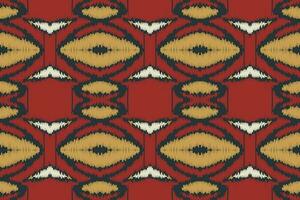 ikat blommig paisley broderi bakgrund. ikat sparre geometrisk etnisk orientalisk mönster traditionell. ikat aztec stil abstrakt design för skriva ut textur, tyg, saree, sari, matta. vektor
