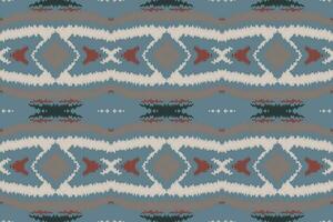 Ikat Damast Stickerei Hintergrund. Ikat druckt geometrisch ethnisch orientalisch Muster traditionell.aztekisch Stil abstrakt Vektor illustration.design zum Textur, Stoff, Kleidung, Verpackung, Sarong.