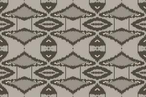 Ikat nahtlos Muster Stickerei Hintergrund. Ikat Chevron geometrisch ethnisch orientalisch Muster traditionell. Ikat aztekisch Stil abstrakt Design zum drucken Textur, Stoff, Saree, Sari, Teppich. vektor