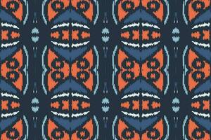 Ikat Stoff Paisley Stickerei Hintergrund. Ikat Chevron geometrisch ethnisch orientalisch Muster traditionell.aztekisch Stil abstrakt Vektor illustration.design zum Textur, Stoff, Kleidung, Verpackung, Sarong.