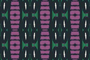 Ikat Paisley Muster Stickerei Hintergrund. Ikat Damast geometrisch ethnisch orientalisch Muster traditionell.aztekisch Stil abstrakt Vektor illustration.design zum Textur, Stoff, Kleidung, Verpackung, Sarong.