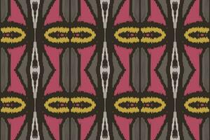 Ikat nahtlos Muster Stickerei Hintergrund. Ikat druckt geometrisch ethnisch orientalisch Muster traditionell.aztekisch Stil abstrakt Vektor illustration.design zum Textur, Stoff, Kleidung, Verpackung, Sarong.