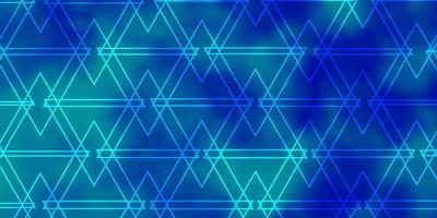 Hellblauer Vektorhintergrund mit Liniendreiecken Dreiecken auf abstraktem Hintergrund mit buntem Farbverlaufsdesign für Ihre Werbeaktionen vektor