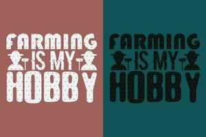 Landwirtschaft ist meine Hobby, Farmer T-Shirt, Landwirtschaft Shirt, Bauernhof Shirt, Kuh Liebhaber Shirt, Kuh Shirt, Bauernhof Leben T-Shirt, Bauernhof Tiere Shirt, Landwirtschaft, Tier Liebhaber Shirt, Farmer Geschenke vektor