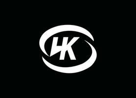 kh,hk ,hk brev logotyp, hk design, hk företag, hk studio ,hk logotyp, hk kreativ, hkinitialer vektor