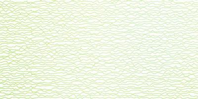 dunkelgrüner Vektorhintergrund mit farbiger Illustration der Kurven im abstrakten Stil mit gebogenen Linien Design für Ihre Geschäftsförderung vektor